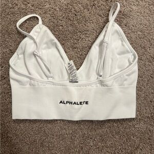 Alphalete White Sports Bra